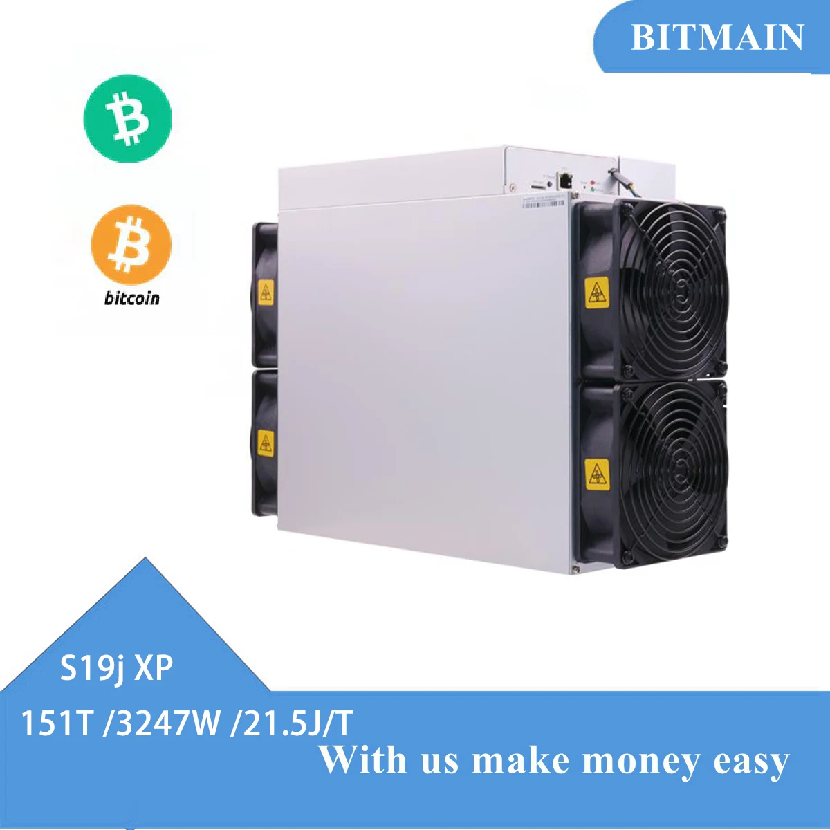 Il Più Potente Antminer S19J Xp 151T Bitmain Bitcoin Miner Criptovaluta 3247W Mining Machine