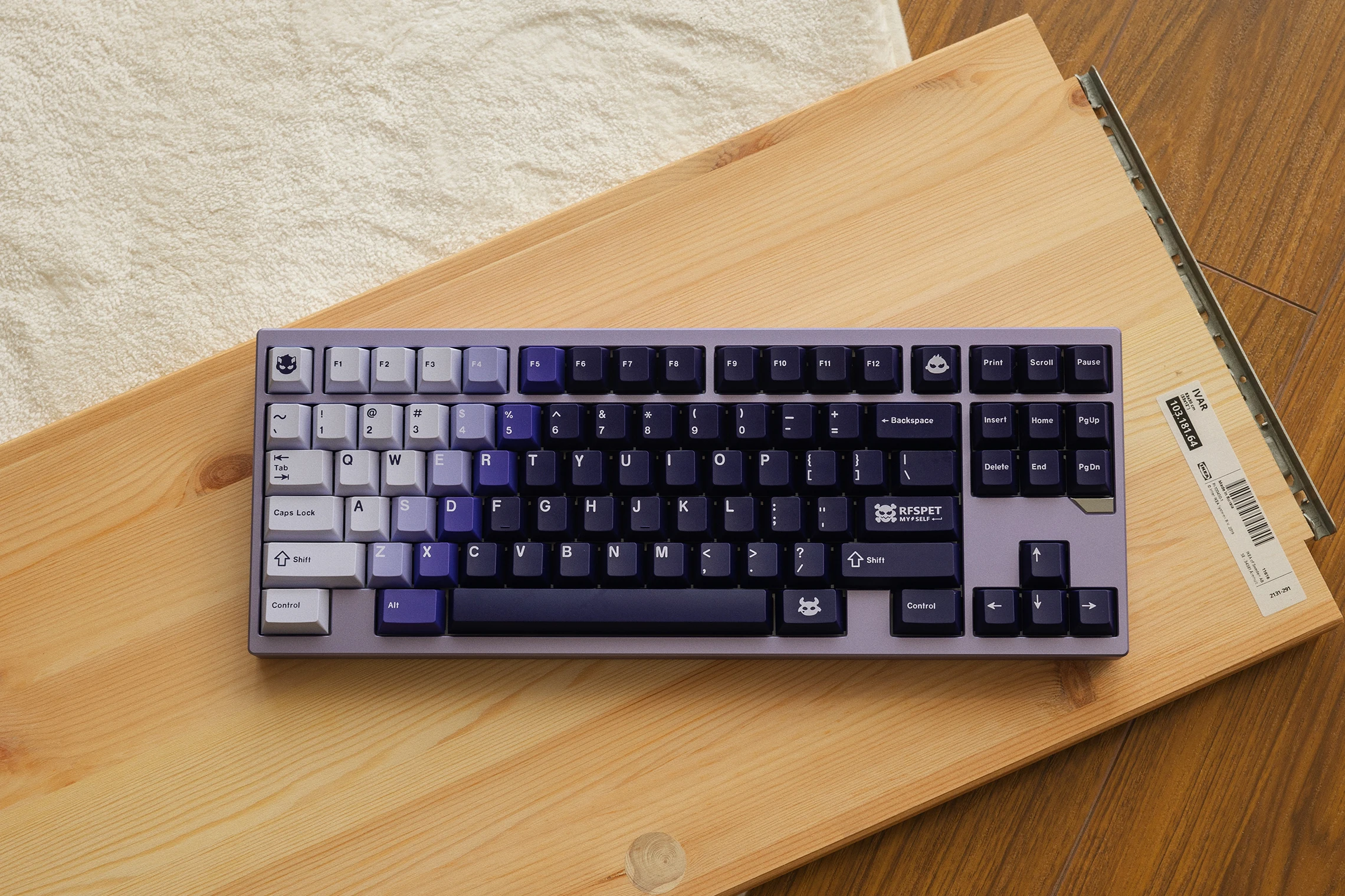 Keykobo-スタジオキーボード用の軽量メカニカルキーキャップ,ダブル