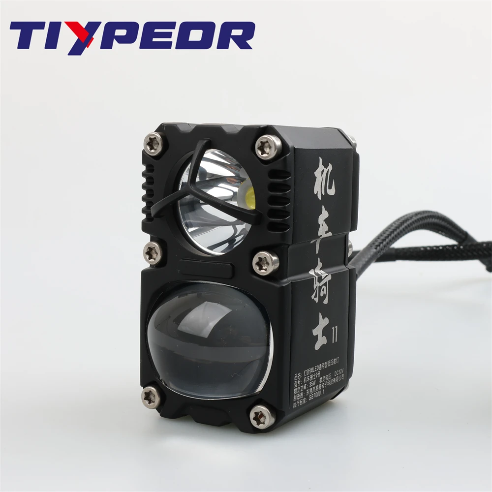 TIYPEOR Tangent Light LED Super Bright Spotlight For Motorcycle Off ...