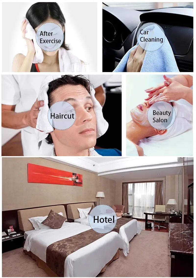 Verstärktes Badetuch für Schönheitssalons; Wasserabsorbierende Bettlaken, die keine Haare abwerfen, für Hotels, Saunen, Erwachsene Männer und Frauen, großes Handtuch – Detail 10