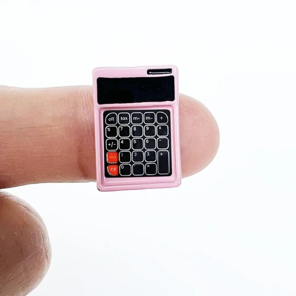 Simulation 1:12 Dollhouse Calculator Creative Furniture Toys Dollhouse Miniature Calculator Cute Mini