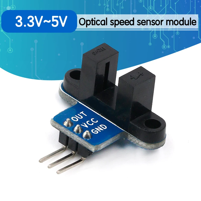 2x IR Infrarrojo Ranurado óptico de velocidad Prueba de detección del sensor se módulo Optoacoplador 