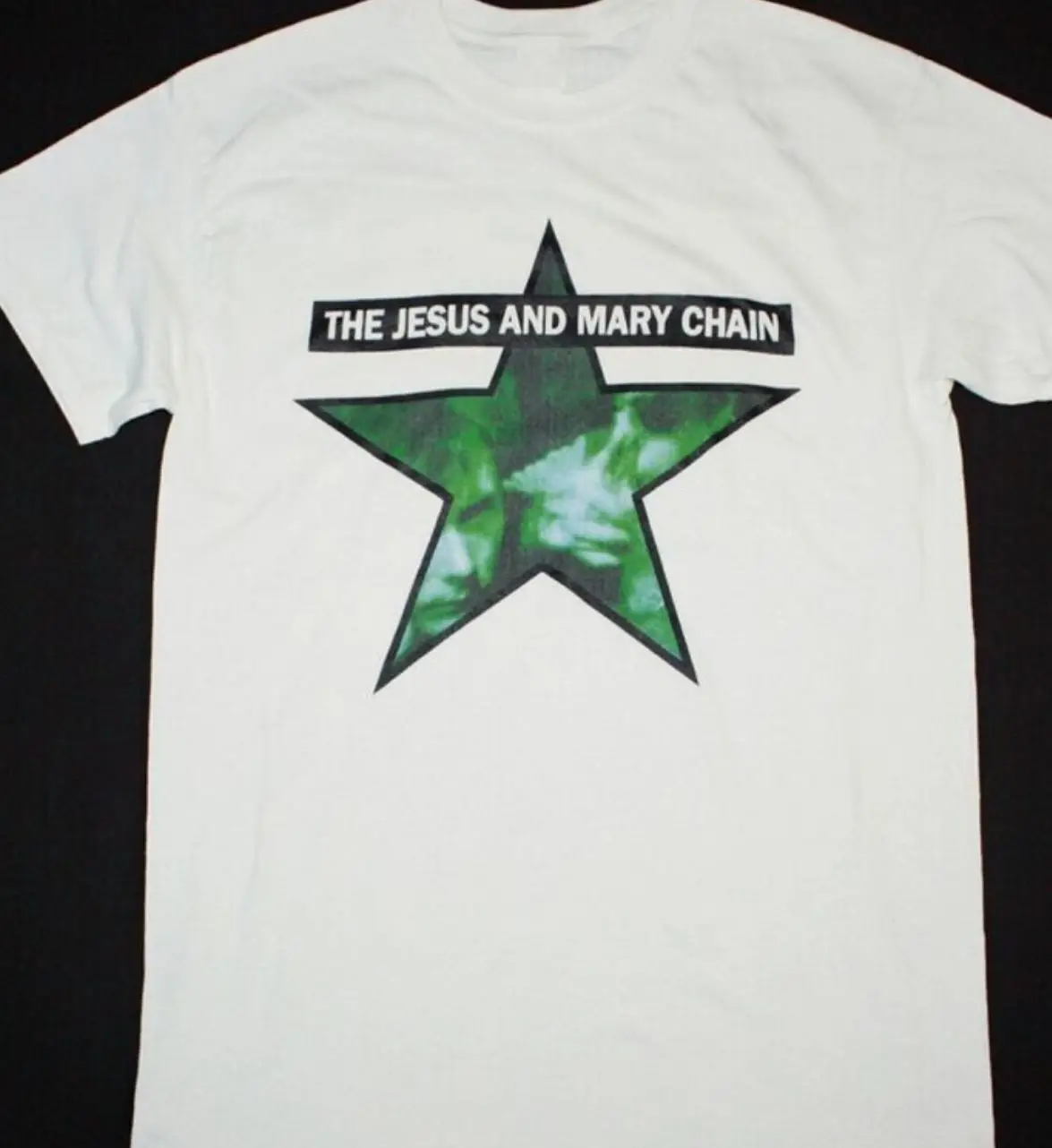 Vtg The Jesus And Mary Chain Cotton White All Size T Shirt Maniche Lunghe O Corte
