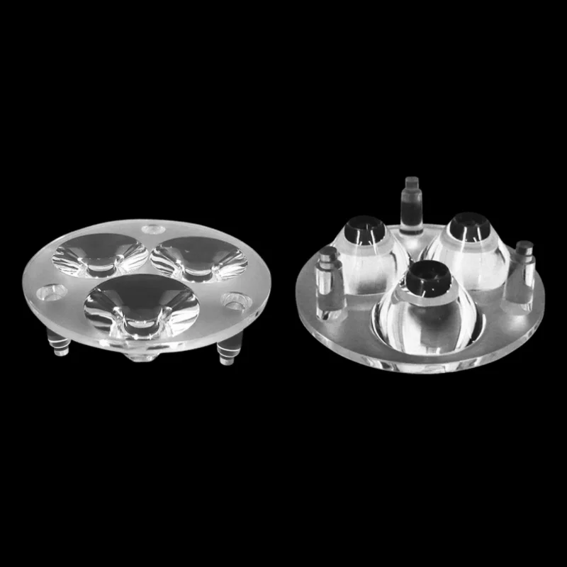 

#CQ-50 High quality Led Optical Lens for Imitation lumens, Size 50x15.6mm, 45 Degree, Clean Surface, PMMA materials