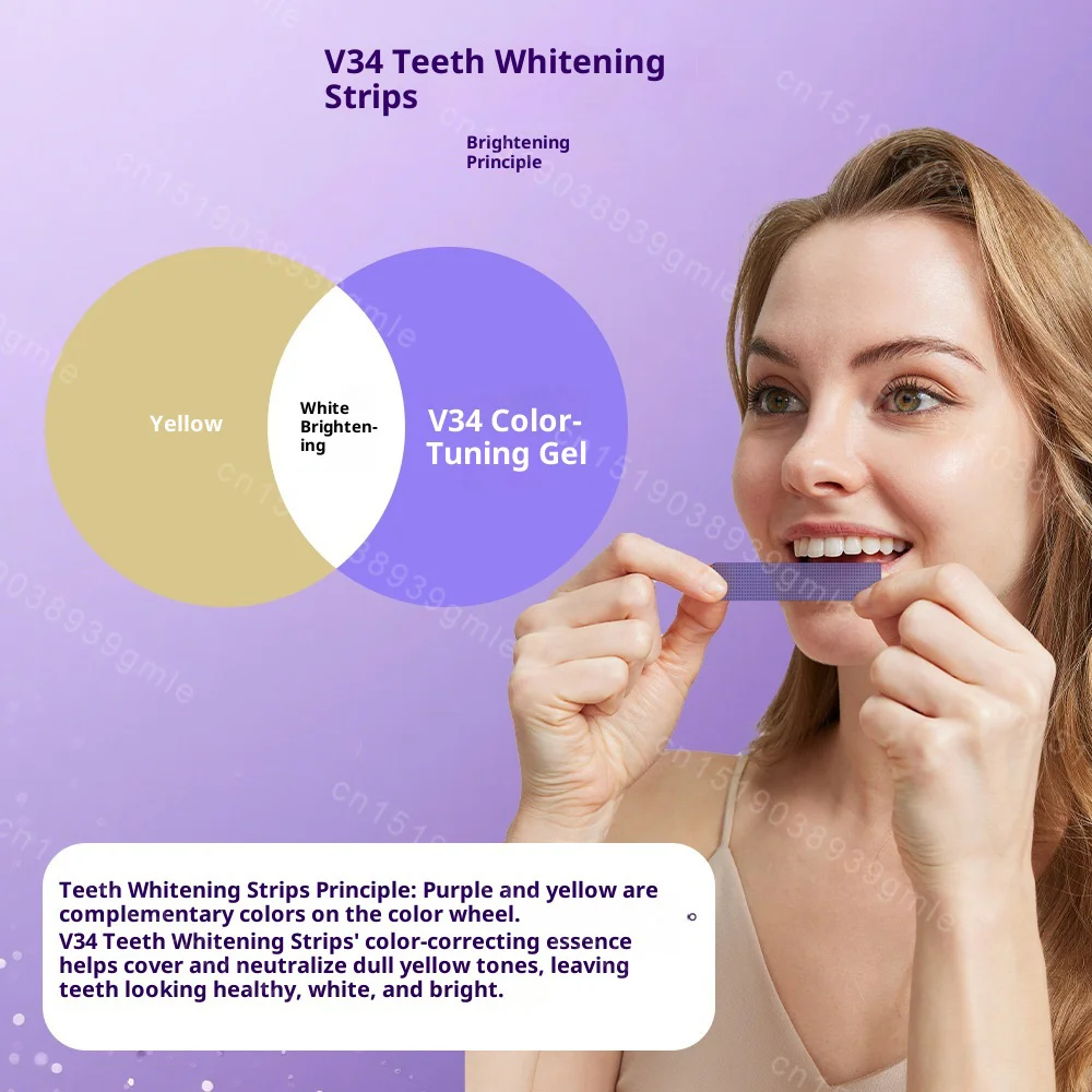 Teeth Whitening Strips For Dental Plaque And Yellow Stain Removal_voghion.com
