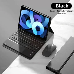 Premium Detachable Keyboard Case with Protective Cover - Korean (Black D)