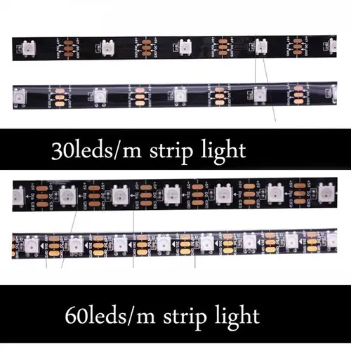 Addressable Rainbow PC Digital WS2812b LED Strip Light for 5V 3pin ARGB Header PC Case Asus Aura Sync RGBIC Fusion MSI Mystic - Image 3