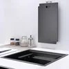 Nanometer Black Double Cover hidden kitchen Sink 304 Stainless Steel Handmade Brushed Single kitchen Sink 2
