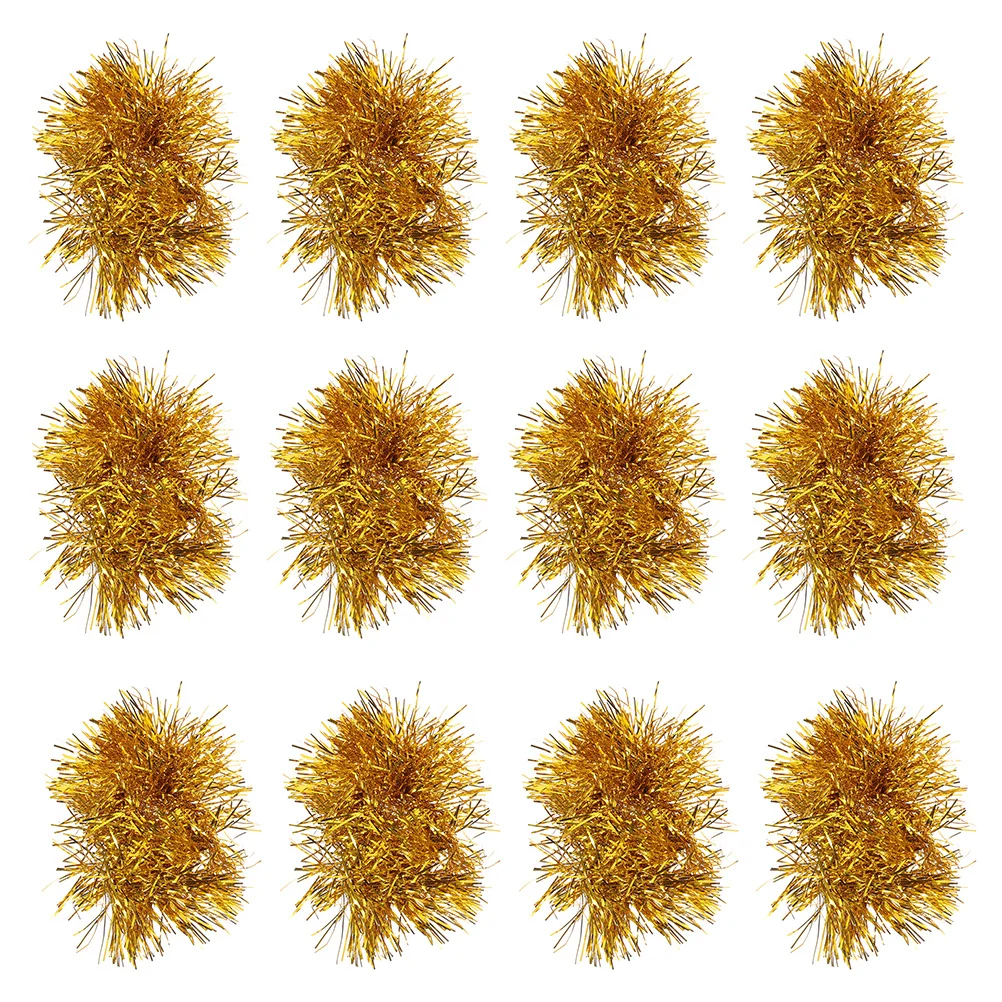 12Pcs Cheerleader Pom Poms Sports Dance Cheer Pom Poms Wrist Cheering Pom Poms Cheer Supplies 3 pcs foam fingers noise makers toys sports football cheer props eva portable cheerleading for child