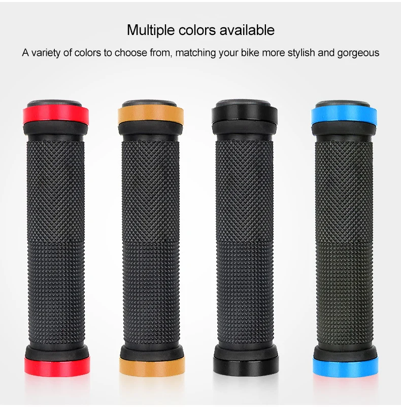 Anti-Slip MTB Handlebar Grips with Alloy Lock 2