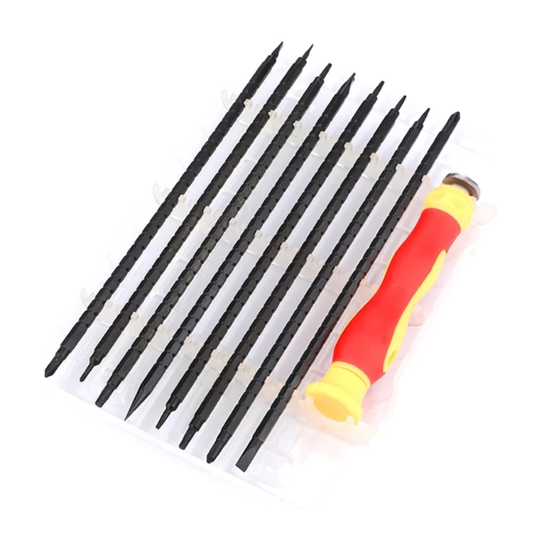 

9 In 1 Screwdriver Hand Tool Insulated Household Electrical Screwdriver Tip Electrician Repair Multitool