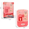 Kids Toy Fridge Mini Double Door Refrigerator Baby Toys Furniture Simulation Pretend Play Kitchen Toys Accessories Role Play 6