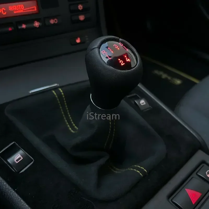 Car Gear Shift Knob 5 6 Speed LED Backlight For BMW E36 E46 E90 E91 E92 E82 E87 E88 F30 X1 X3 X5 E39 E30 E32 E34 E38