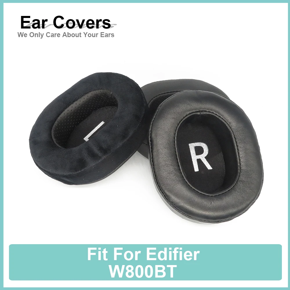 

Earpads For Edifier W800BT Headphone Earcushions Protein Velour Sheepskin Pads Foam Ear Pads Black Comfortable
