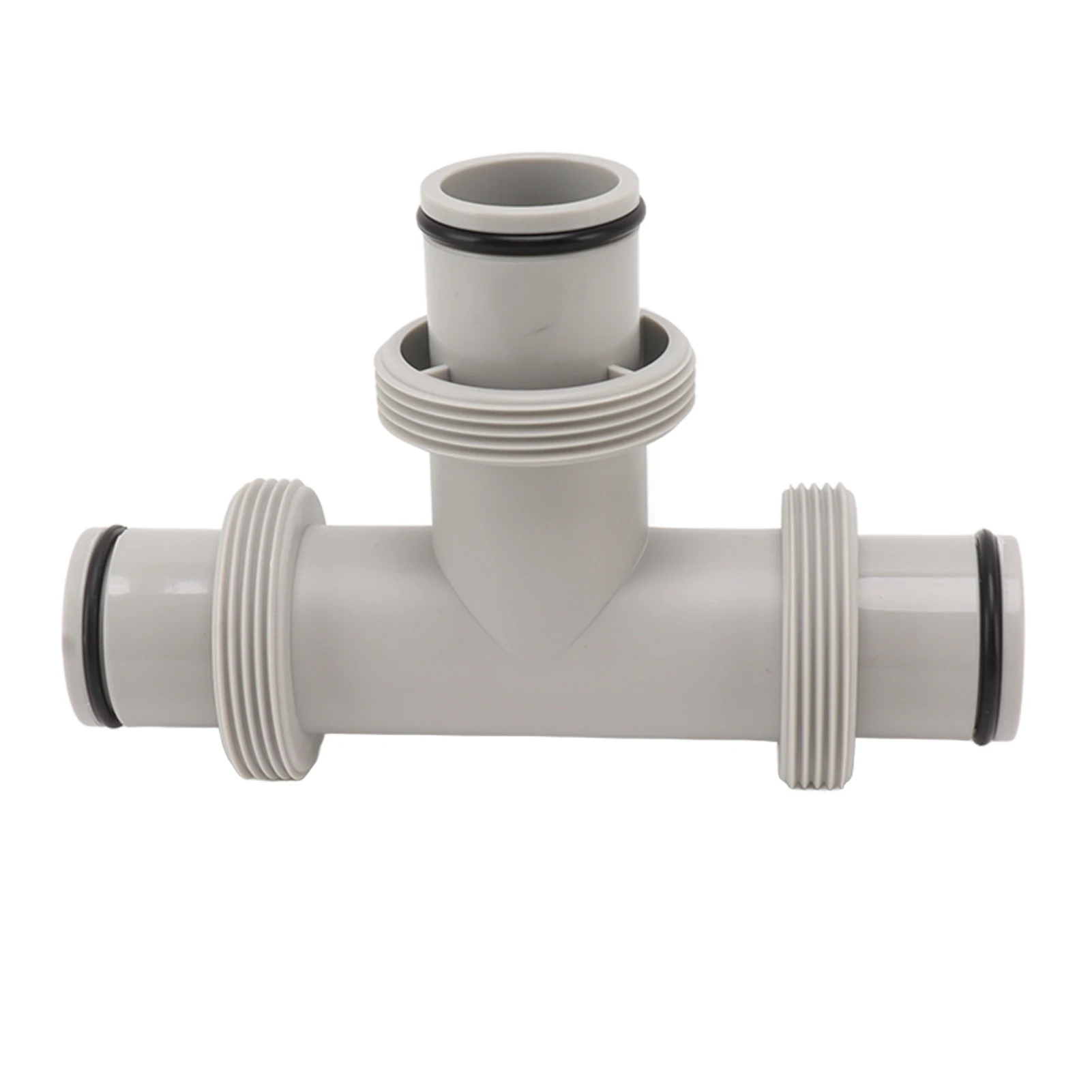 T Shape Hose Plunger Valve Easy Installation Plastic Leakproof Split Swimming Pool Hose Plunger Valve Sturdy for Maintenance pool pump replacement hose swimming pool accessory pool hose coupling