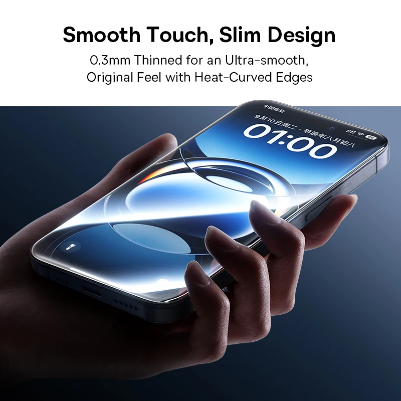 Baseus Screen Protector for iPhone 16 Pro Max Corning Tempered Glass for iPhone 16 Pro Plus Clear Anti-Peeping Protection Film Best Sellers In Phones Accessories