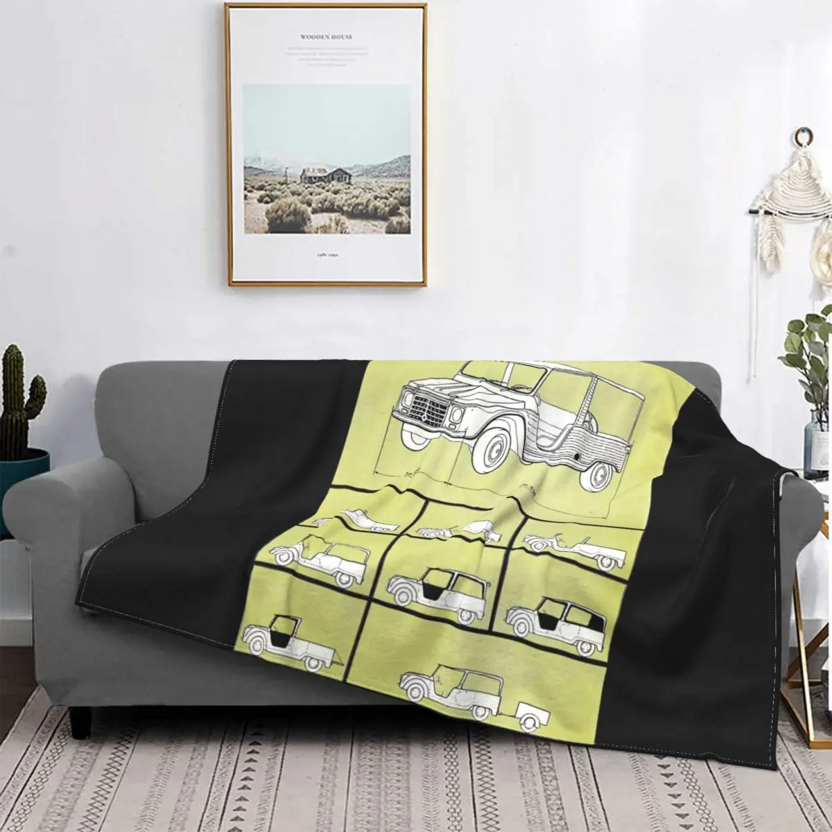 Maglia Tributo Citroen Mosari Auto Mito Anni 70 Coperta Inverno Per Letto Divano In Pile Corallo Dedicato Per Divano Camera Da Letto