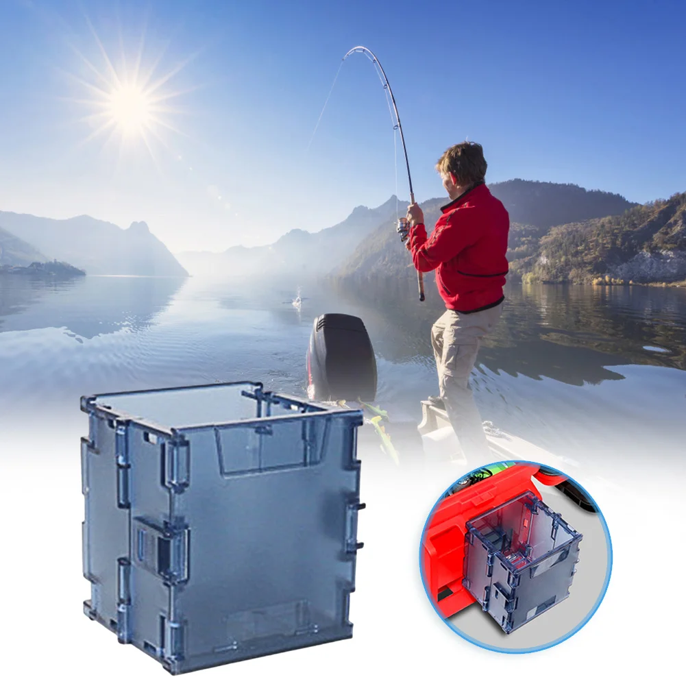 Detachable Fishing Box Rod Stand Partition Fishing Box Barrel Holder  Fishing Box Pole For Opass Meiho Versus Daiwa Fishing Tool