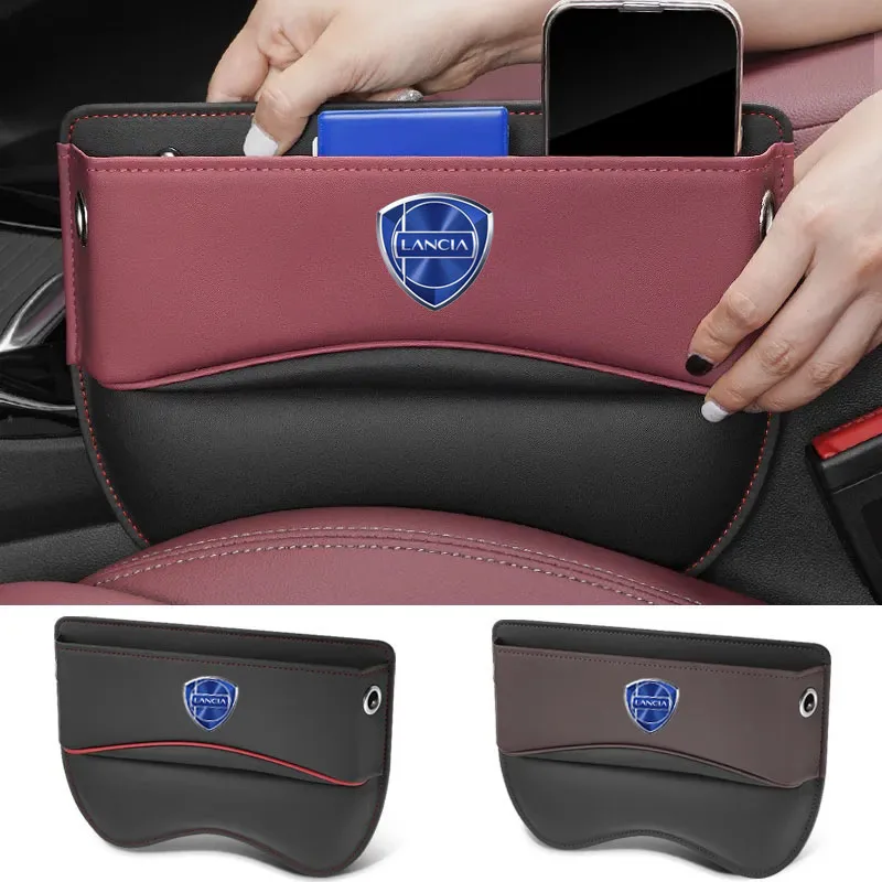Organizer Per Seggiolino Auto Scatola Portaoggetti Per Fessure In Pelle Accessori Per Lancia Ypsilon Delta Toyager