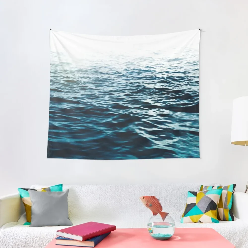 

Blue Sea Tapestry House Decor Aesthetic Room Decoration Aesthetic Decoration Room Decor Korean Style Tapestry