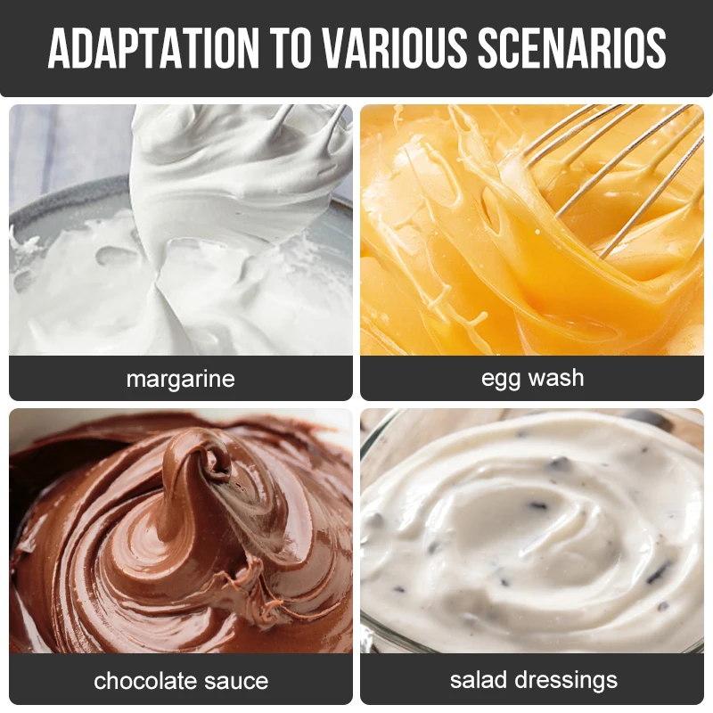 Walfos Mini Manual Egg Beater Manual Food Grade Silicone Egg Beater Handheld Whipped Cream Small Home Baking Tool Kitchen Whisk egg beater