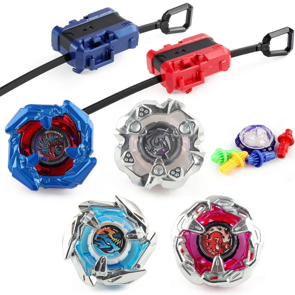 4PCS BX168-A10 BX Series Spinning Tops Burst Set Launcher Toys Gift