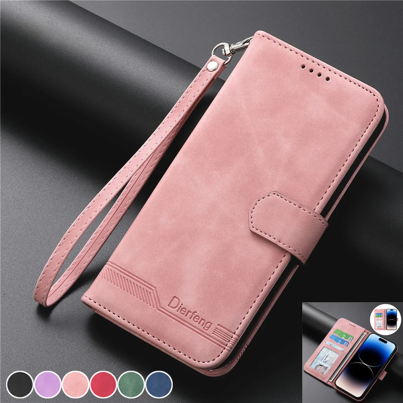 Per Oppo A18 A38 Custodia Business Magnetic Leather Flip Stand Portafoglio Cover Per Telefono Per Oppo A78 4G A78 5G A18 A38 Oppoa18 Custodie Capa