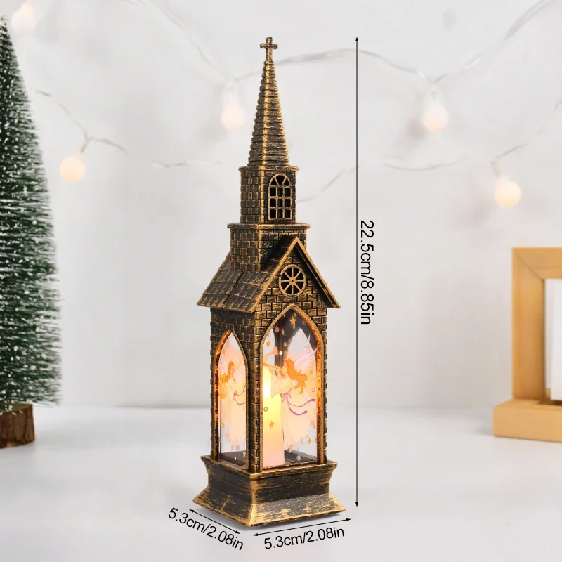 thumbnail image 1 of 2024 Luz de noche LED navideña Lámpara de muñeco de nieve de Papá Noel Adorno de mesa Decoración navideña para el hogar Regalos de Navidad, 1 of 5