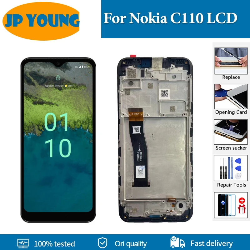 

6.3" Original LCD For Nokia C110 LCD Display Touch Screen Assembly Digitizer For Nokia C110 LCD Replacement Parts