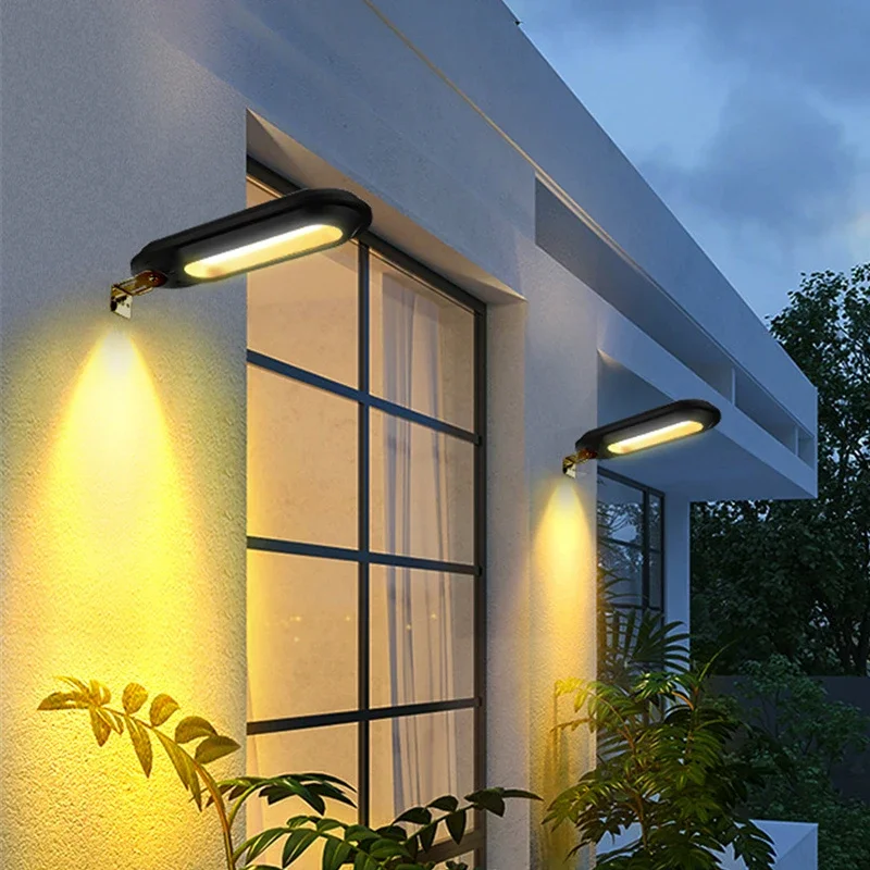 Solar Street Light Outdoor Parking Lot Lamp Wireless Waterproof Garden Street Deck Yard Garage Patio Security Led Wall Sunlight