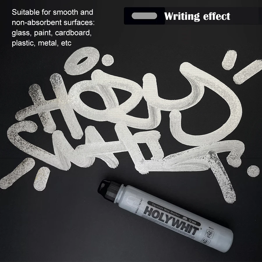 50ml Graffiti Flow Pen Oil-based Paint Signature Pen Round Tip Highlighter Waterproof 12mm Paint Pen Mark Wall Painting 4