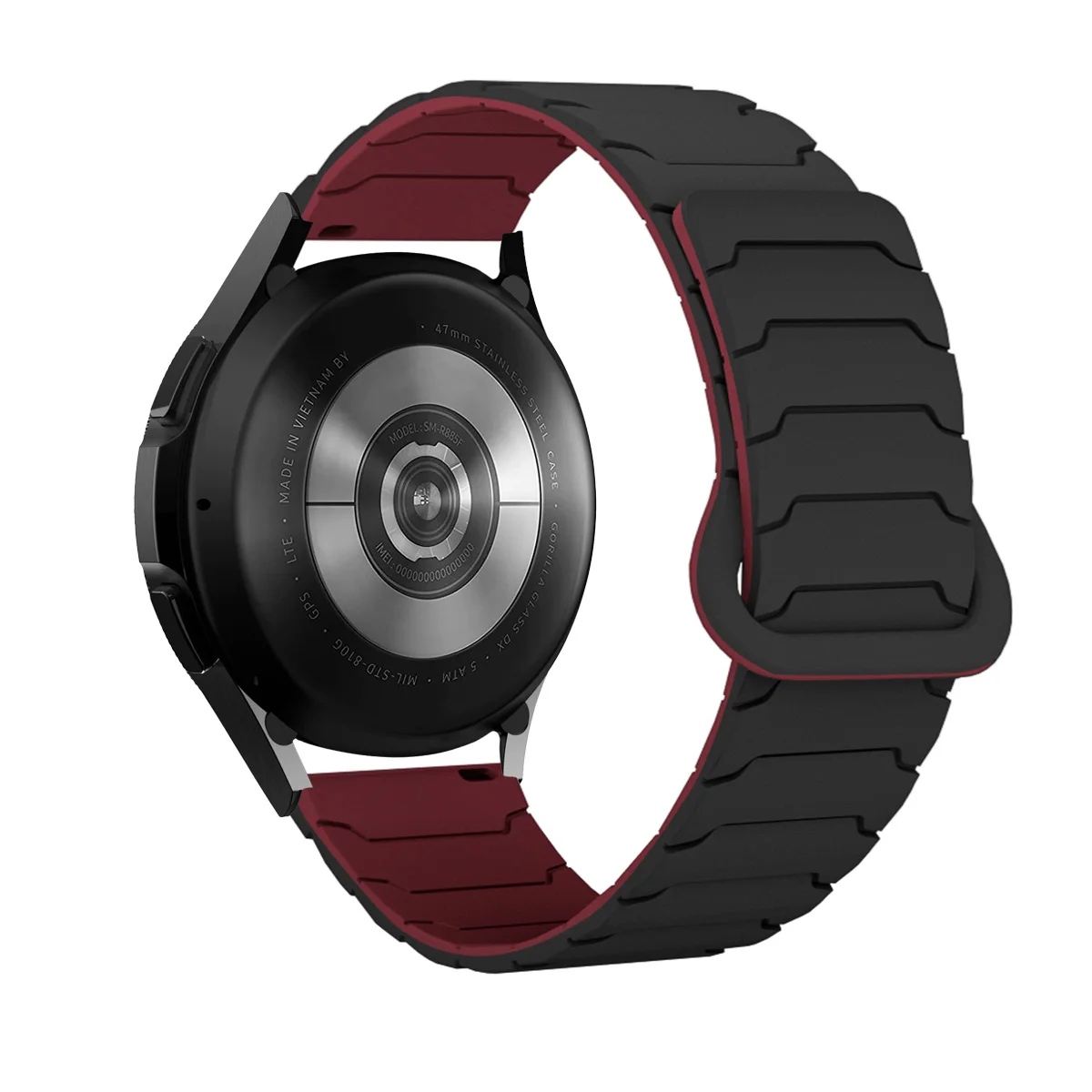 Universal Magnetic Silicone Strap – Ultimate Adjustable Bracelet Band, 22mm/20mm