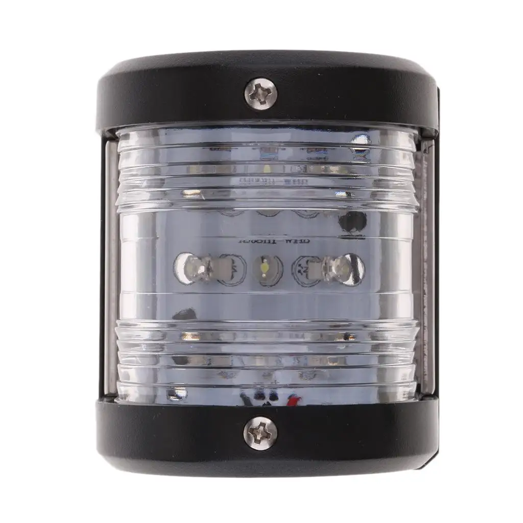 마린 보트 요트 미니 마스트헤드 및 스턴 네비게이션 라이트, 흰색 LED, 12V, 0.54W