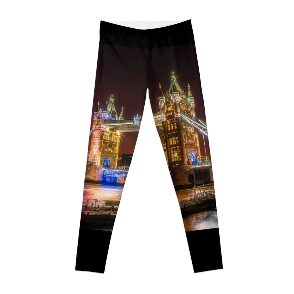 

London's Tower Bridge at Night Leggings joggers for Women's sportswear Womens Leggings