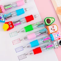 5-20Pcs/Lot Cute Cartoon 4 Color Mini Ballpoint Pen KawaiiUnicorn Flamingo Retractable Stationery Gift SchooOoffice Supplies 3