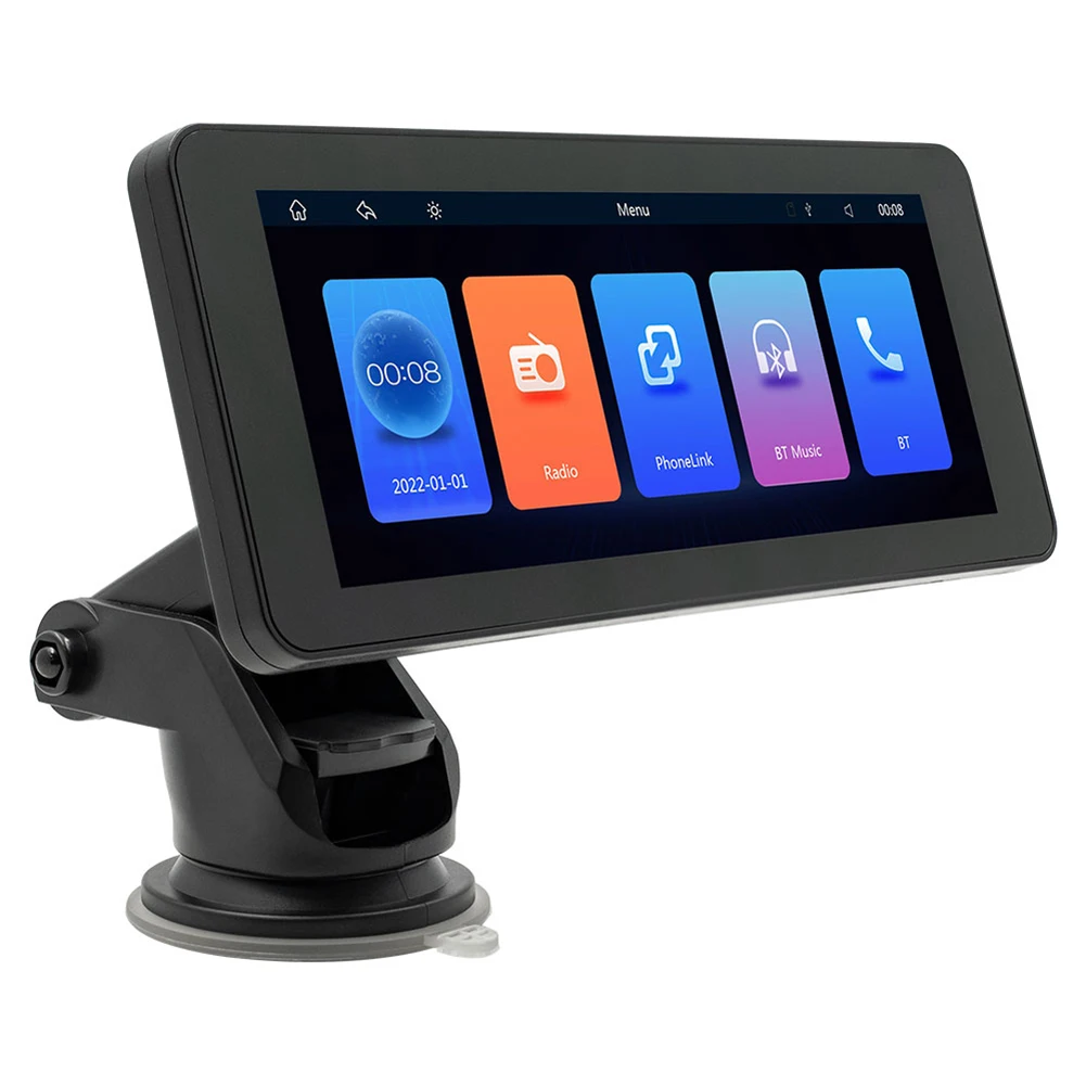 

6,86 дюймовый автомобильный мультимедийный плеер беспроводной CarPlay Android автомобильный видеорегистратор с AUX Bluetooth аудио U диском приборной панели DVR