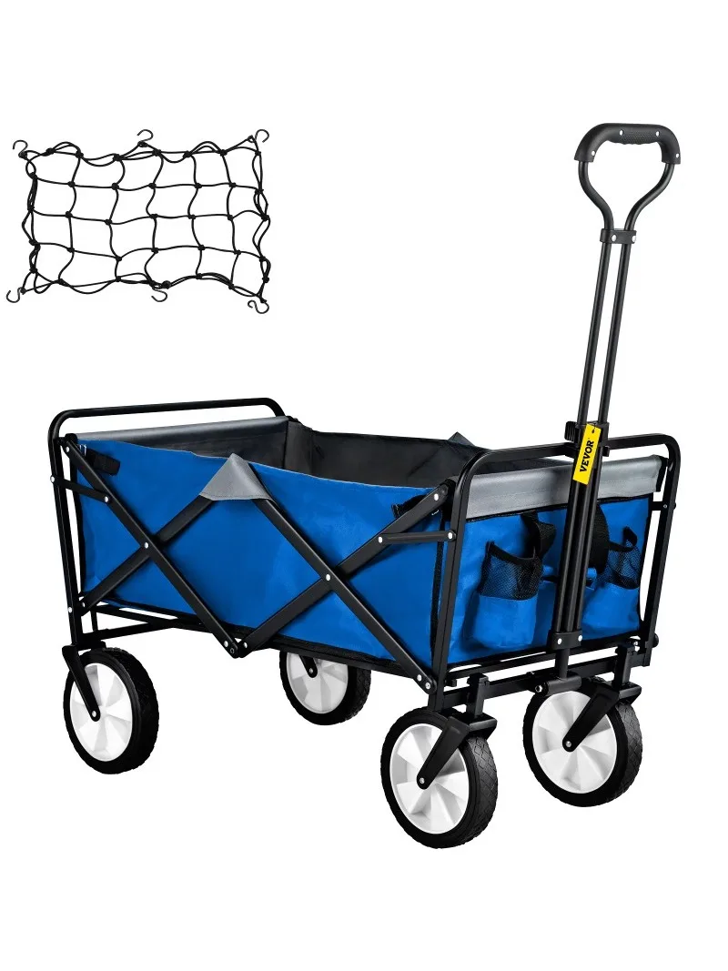 

Складная модель, грузоподъемность 176 фунтов, большие колеса для пляжного пикапа, портативные складные регулируемые ручки для пикапа