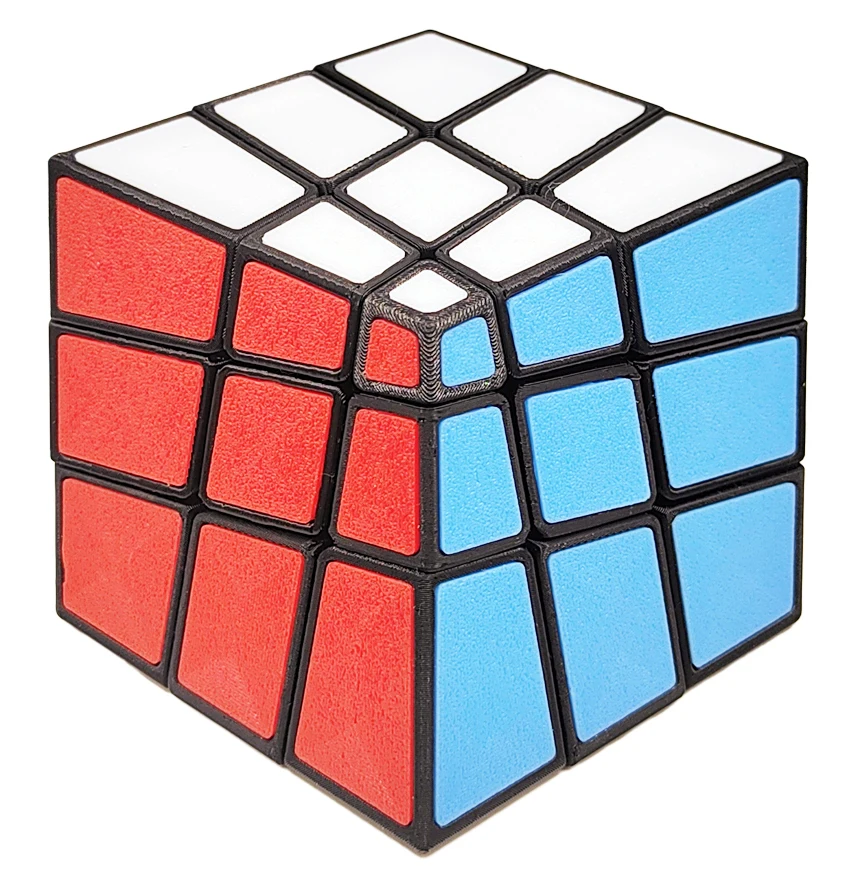 ZEPUZZLES Squished 3x3 큐브 이상한 모양의 큐브 전문 퍼즐 장난감 Cubo Magico Kid Gift
