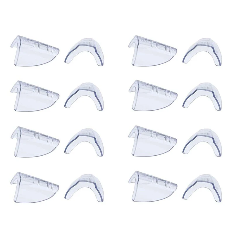 

Promotion! 8 Pairs Safety Eye Glasses Side Shields Slip On Clear Side Shields For Safety Glasses Fits Small To Medium Glasses