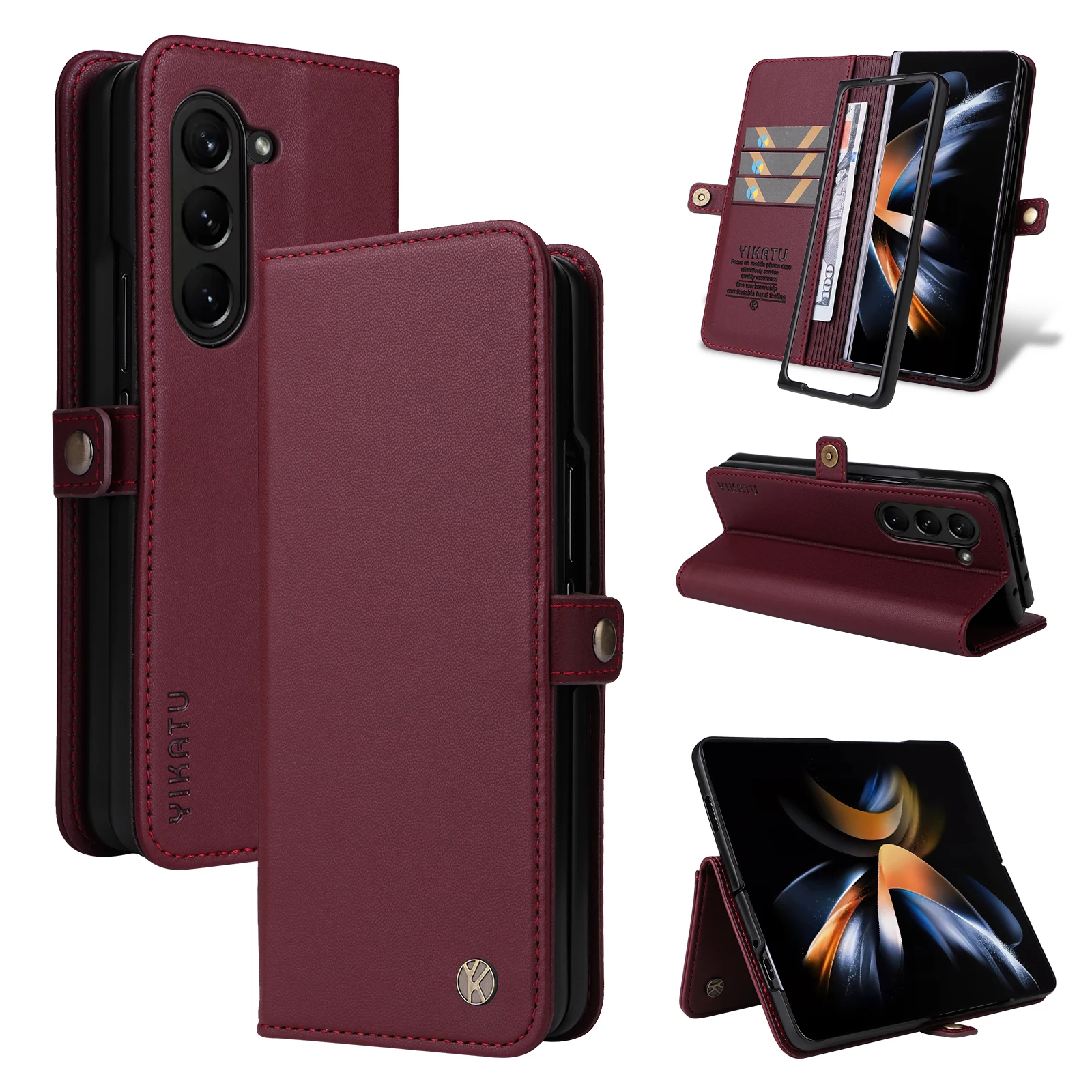Magnetic Wallet Flip Case | Ultra Slim Design Premium Luxury Case