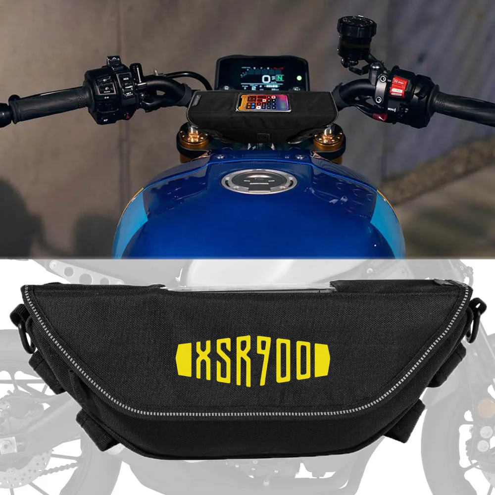 For YAMAHA XSR900 xsr900  Waterproof And Dustproof Handlebar Storage Bag  navigation bag 1pc kawaii girl snaps file bag data storage bag pencil case student office stationery waterproof and dustproof document folder