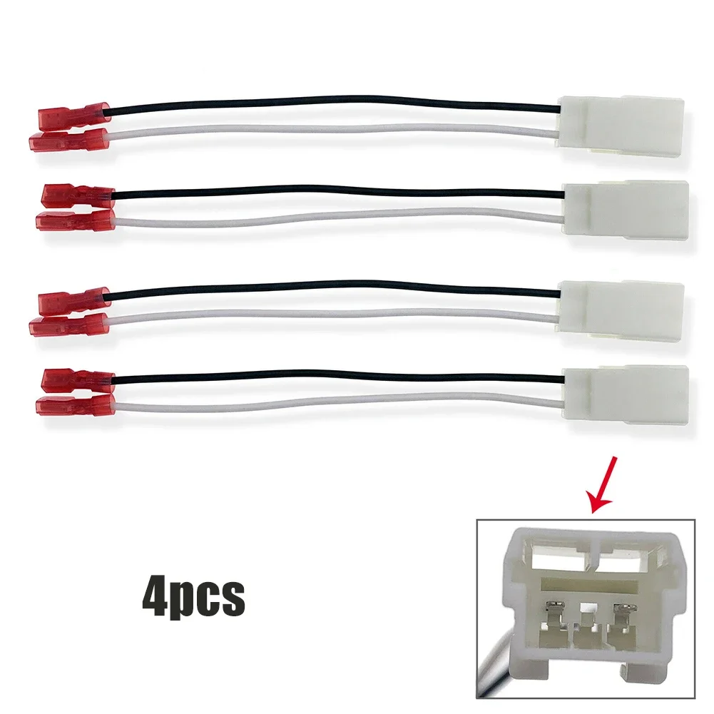 

4Pcs Car Speaker Adapter Wiring Harness Connector For Chrysler Vehicle Connection Plug Cable Connector Car Cable Accessories