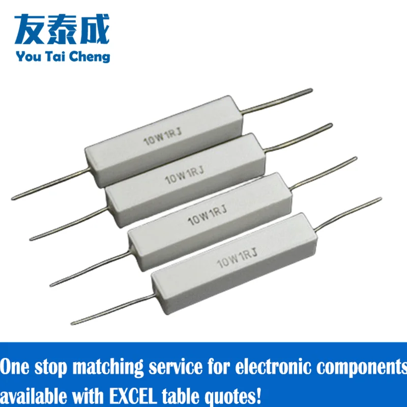 

5PCS,10W 5% 7.5Ohm 8.2Ohm 10Ohm 12Ohm 15Ohm 18Ohm 20Ohm 22Ohm 24Ohm 27Ohm 30Ohm 33Ohm 36Ohm 39Ohm DIP,Cement Type Resistors