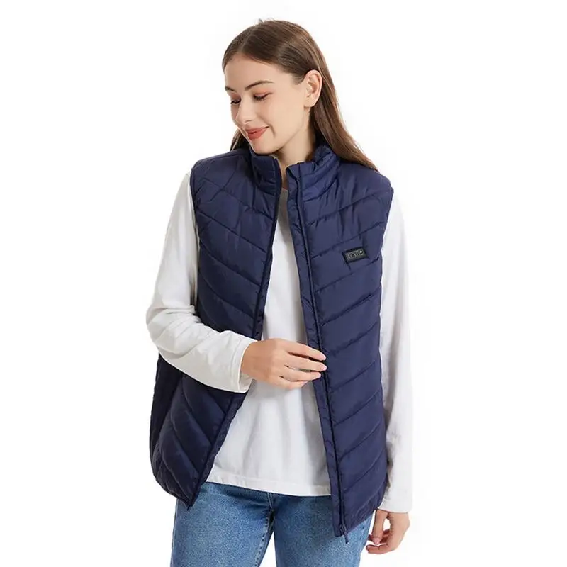 

Мужская дышащая куртка с подогревом USB, мужской теплый жилет с регулируемой температурой, 9-зонная умная куртка с подогревом для женщин