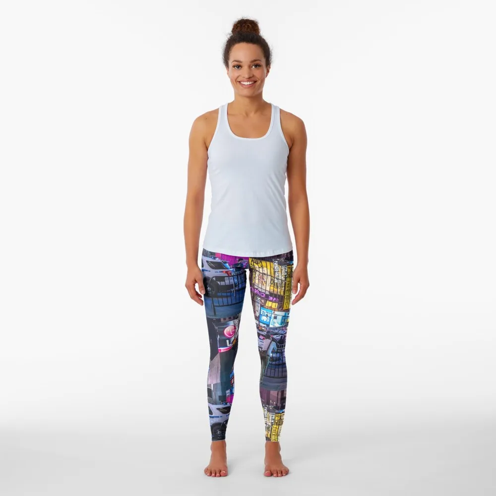 New York | City Lights Leggings Women's high waist legging push up Womens Leggings
