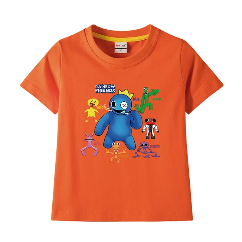 Kids Rainbow Friends Orange Shirt 