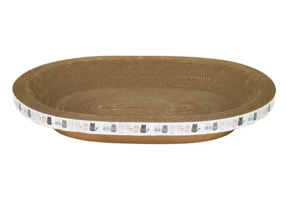 Title 10, Corrugated Cat Scratcher Pet Cat Scratching Boa...