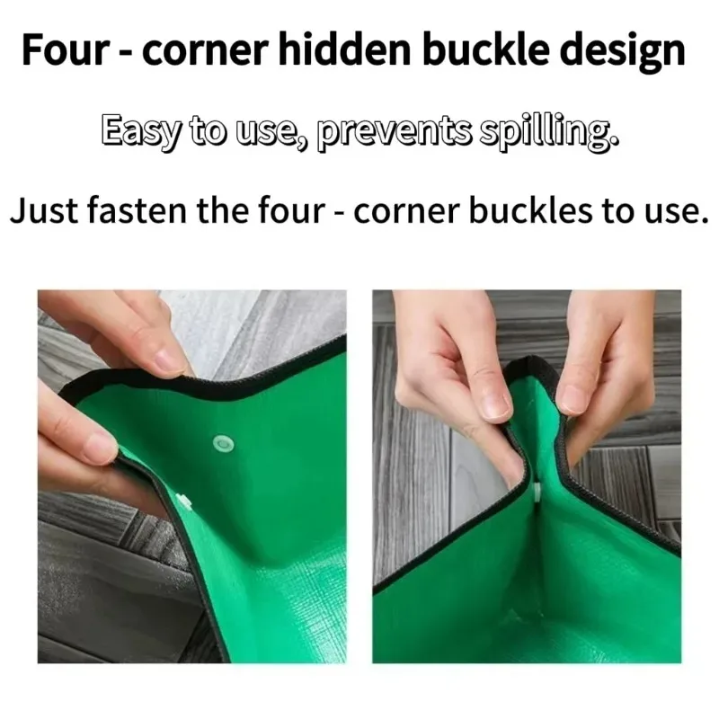 Waterproof Foldable Planting and Transplanting Mat Garden Tray