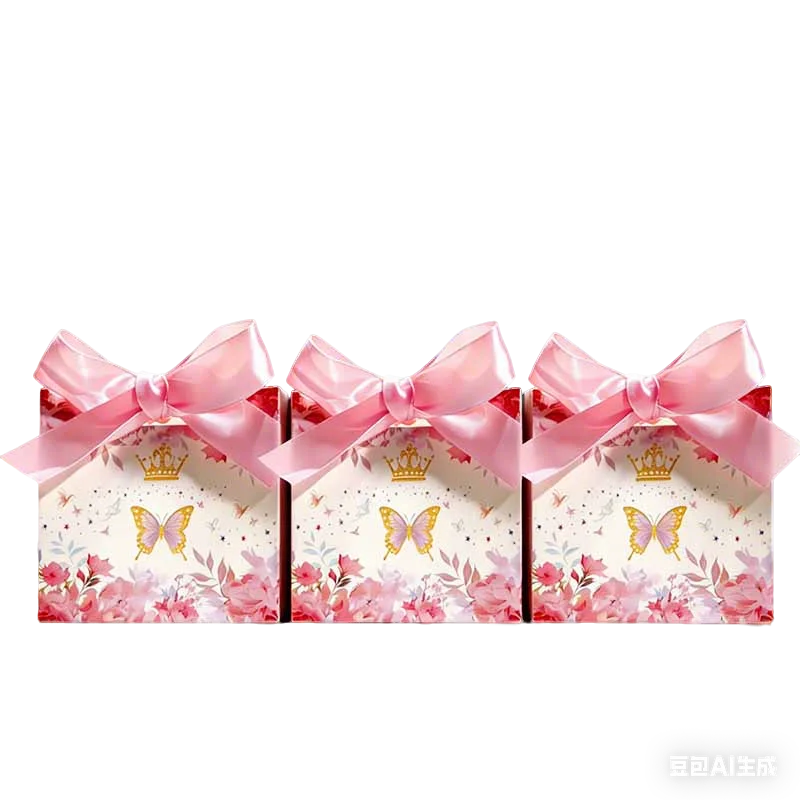 10/20 Stück Papier-Geschenkverpackungsboxen mit Schmetterlingsdesign und Band für Kindergeburtstag, Babyparty, Hochzeit, Gastgeschenke, Süßigkeitenboxen – Detail 10