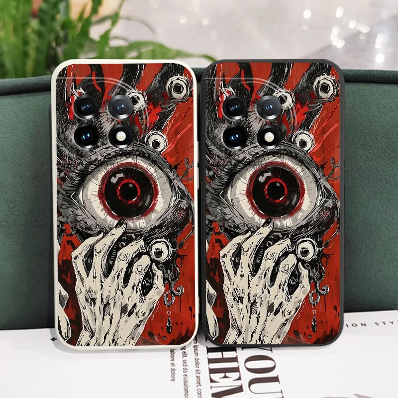 Devil Eye Liquid Silicone Phone Case